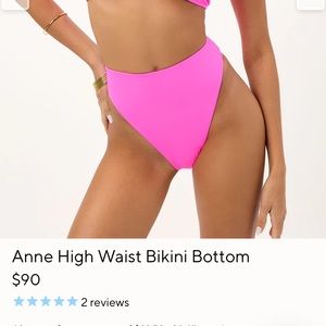 Frankies Bikinis Anne High Waist bottoms